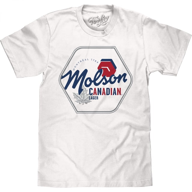 Molson T-Shirt à Logo Hexagonal Canadien Lager - 2X Grand
