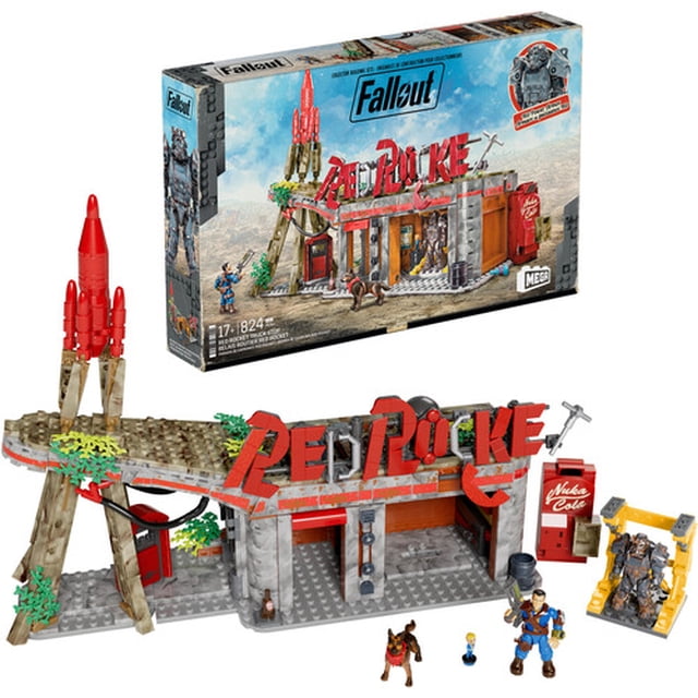 MEGA BLOKS - Fallout : Red Station, Ensemble de Construction de 824 Pcs