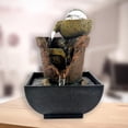 thumbnail image 3 of Fontaines d'Eau de Table en Résine Feng Shui Méditation Cascade d'Eau, 3 of 8