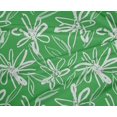 thumbnail image 4 of oneOone Polyester Spandex Green Fabric Florals Craft Projects Decor Fabric Printed By The Yard 56 Inch Wide-5DO, 4 of 4