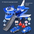 thumbnail image 2 of 1 Set Airplane Toy High Stability Long Slides Broken-Proof Inertia Airplane Large Storage Transport Aircraft Vehicle Toy for Children, 2 of 10