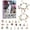 E, variant on 2024 Taylors Christmas Advent Calendar, Music Lover Advent Calendar Bracelets 2024 for Lover 24 Days Christmas Countdown Calendar DIY Jewelry Making Kit Gift 22 Charm Beads Hangings for Teens