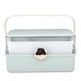 thumbnail image 2 of Boîte Organisatrice Cosmétique Grande Capacité avec Poignée, Boîte de Rangement pour Maquillage pour Coiffeuse, 2 of 8