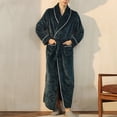 thumbnail image 5 of Timegard Womens Bathrobe Long Sleeve Lapel Neck Nightgowns Long Plush Robes Fall Winter Warm Comfy Robe, 5 of 5