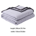 thumbnail image 3 of Hearth & Gear Summer Quilt Solid Color Air Conditioning Blanket Easy Washable For Comfortable Sleep Blanket for Bed Lightweight Summer Blankets Size Men Blanket Netted Blanket Heat Blanket Blanket, 3 of 7