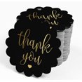 thumbnail image 4 of Inkdotpot 100 Pack Real Gold Foil Paper Tags Thank You Bridal Shower Favor Hang Tags, 4 of 6