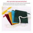 thumbnail image 4 of Jewellery Pouch Small Drawstring Bags Bracelet Packaging Display Goodies Presents Mobile Phone Storage Gifts Solid Pouches Navy-20*25, 4 of 7