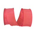 thumbnail image 1 of Reliant Ribbon 92975W-907-40H 20.5 in. 20 Yards Dupioni Supreme Wired Edge Ribbon, Coral, 1 of 1
