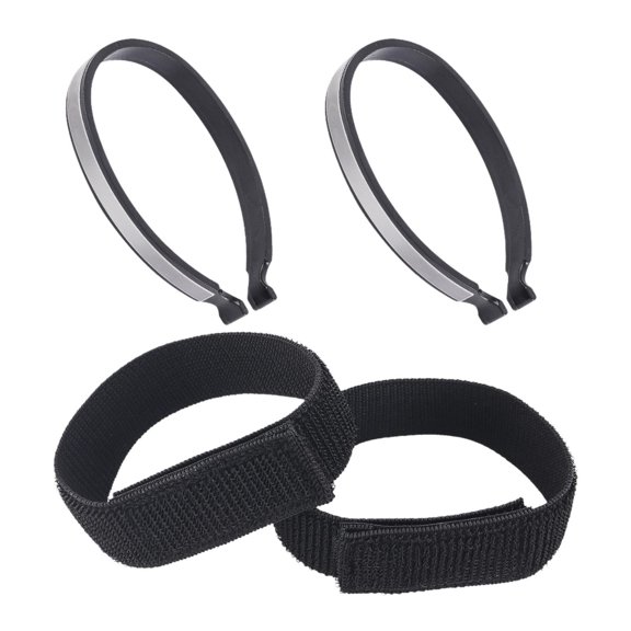 DYNWAVECA 2 Pcs Pince à Pantalon de Cyclisme, Pinces à Enveloppe de Pantalon, Équipement, Pinces à Manchette de Jambe de Pantalon, Pince à Vélo pour Loisirs de Plein Air Pêche Argent