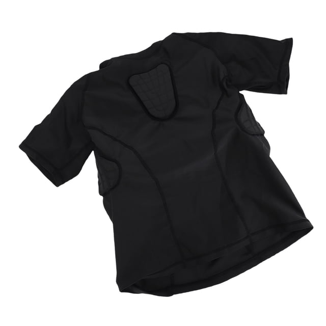 Chandail de Compression Rembourré pour Jeunes, Protecteur de Poitrine de Baseball, Équipement de Protection pour Côtes, Poitrine et Dos pour Rugby et Crosse