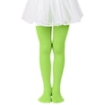 thumbnail image 2 of MIASHUI Collants pour Filles Collants de Ballet pour Filles Bas de Danse Collants, Vert, 6-12 Mois, 2 of 4
