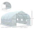 thumbnail image 3 of Outsunny Large Heavy Duty Walk-In Greenhouse, 3 of 9