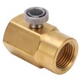 thumbnail image 1 of CO2 Refill Connector, Easy To Connect CO2 Cylinder Adapter  For Household Soda Maker, 1 of 8