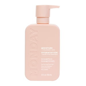 MONDAY Haircare MOISTURE Shampooing avec acide hyaluronique & Beurre de karité pour sec & Cheveux ternes