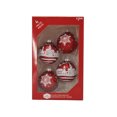 thumbnail image 5 of Holiday Time Dia 65mm 4Ct House&Snow Glass Ornament, 5 of 5