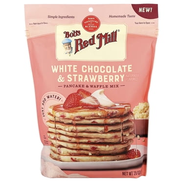 Bob's Red Mill, White Chocolate & Strawberry Pancake & Waffle Mix, 20 oz