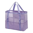 thumbnail image 3 of Sentmoon Large Moving Bags Storage Bag Large Capacity Storage Bag Transparent Mesh Toy Storage Bag Swimsuit Miscellaneous Crossbody Bag Beach Bag, 3 of 7