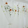 thumbnail image 2 of Jinsinto short curtains, embroidered curtains, white, 100*130cm, 2 of 5