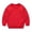 Red, variant on Milgrthf Toddler Boys Girls Basic Solid Sweatshirt Casual Cotton Thin Long Sleeve Infant Crewneck Sport Pullover Top Black 5 Years