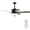 Grey, variant on Gymax 52'' Ceiling Fan with 3 Wind Speeds 5 Reversible Blades & Remote Control Grey