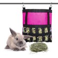 thumbnail image 2 of Guinea Pig Rabbit Hay Feeding Bag Small Animal Hay Feeder Bag Pet Hanging Feeder Sack Small Animals Feeding Device Supply for Chinchilla Hamsters Hay Storage, 2 of 5