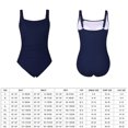 thumbnail image 4 of Women S One Piece Swimsuits Shirred  Swimwear Vintage Bathing Suits, 4 of 7