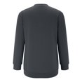 thumbnail image 4 of Pxiakgy Tenues d'Automne pour Femmes 2024 Chandail à Col Rond Uni pour Femmes Manches Longues Chandail Décontracté Mignon Léger Ample Hauts Taille : P-2TG, 4 of 8
