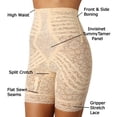 thumbnail image 2 of Women's Rago 6207 Lacette Extra Firm No Roll High Waist Leg Shaper (White 7X), 2 of 4