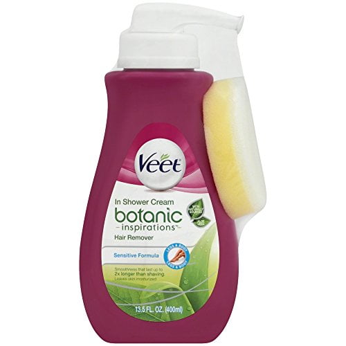 Veet Botanic Inspirations In Shower cream, 13.5 fl Oz., for Legs Body