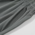 thumbnail image 4 of Sentmoon Mens Shorts Athletic High Waist Loose 2025 Summer Beach Shorts Drawstring Solid Color Quick Dry Running Shorts with Pockets Comfy for Sports Wear Dark Gray XL, 4 of 5
