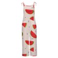 thumbnail image 4 of Birdeem Women Ladies Printed Summer Sleeveless Backless Loose Long Playsuits Rompers Jumpsuit, 4 of 8