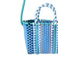 thumbnail image 1 of Handbag  Bags Woven Bag Colorful Plastic Strip Handle Small Cute Fashionable Square Bag For Summer Beach Sky Blue, 1 of 5