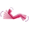 thumbnail image 3 of vidaXL Foldable Sunlounger Oxford Fabric Pink, 3 of 5