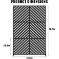thumbnail image 2 of YUSAZENS 47x72 Inch Galvanized Steel Garden Screen Panel Diagonal Pattern Metal Privacy Fence for Outdoor Yard Patio Landscape Decoration, 2 of 8