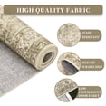 thumbnail image 4 of HOMERRY Area Rug 5' x 7' Tribal Rug for Living Room Washable Rug Stain Resistant Non-Shed Carpet Geometric Print Low Pile Mat, Taupe, 4 of 5