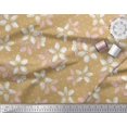 thumbnail image 3 of Soimoi Brown polyester Crepe Fabric Dot & Floral Print Fabric by The Yard 42 Inch Wide, 3 of 3