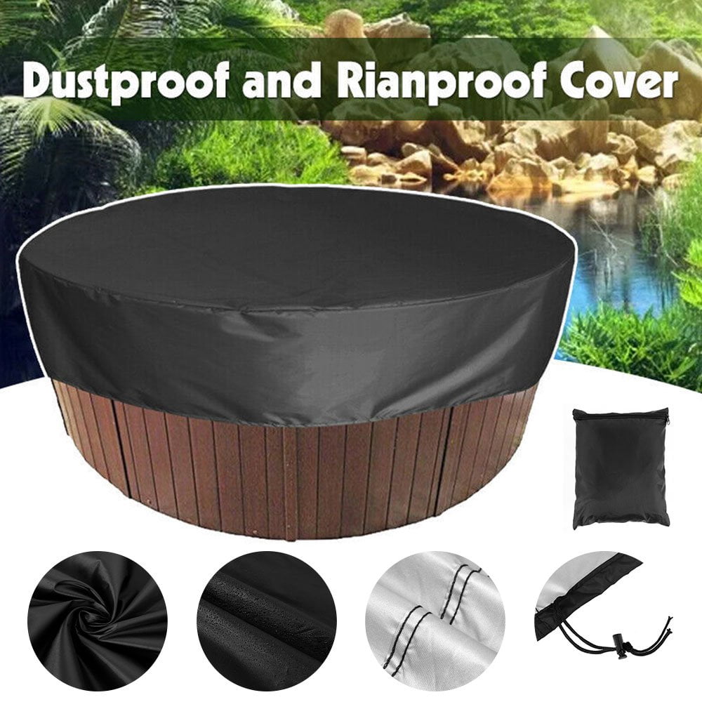EASTIN Hot Tub Cover Spa Hot Protector Cover Outdoor Anti UV Weather Proof Cover Large Size