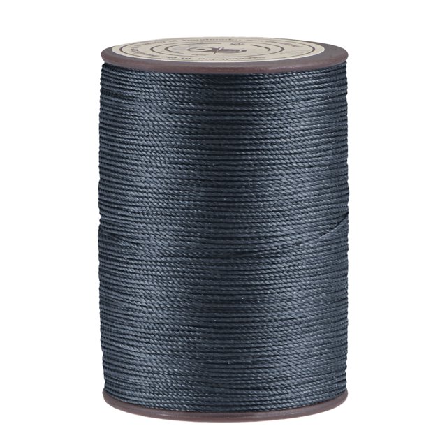 Unique Bargains Fil Ciré en Polyester Gris Pâle, 137 Verges