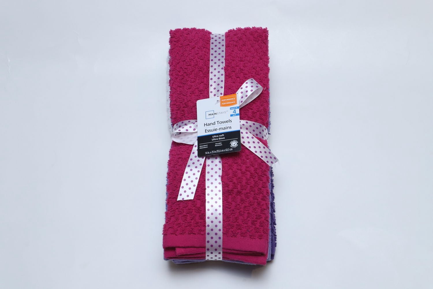 4pk Hand Towel - Assorted