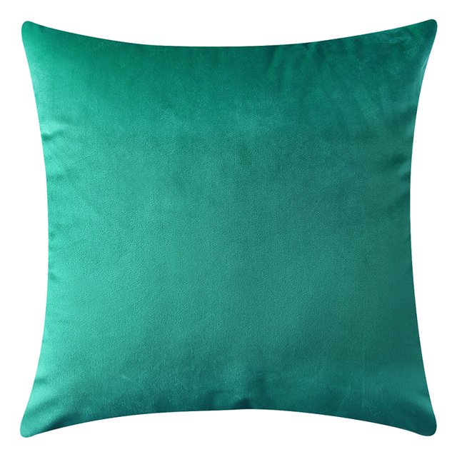 Coofit Velvet Pillow Cover Simple Fashion Cozy Throw Pillow Case Square Cushion Case