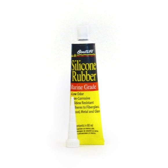 Life Industries - BoatLife Caulk Sealant 1142 BoatLIFE; Use To Seal Large Cracks And Opening In Boat; Compatible With Fiberglass/Metal/Plastic/Wood; Silicone Rubber Caulk; Non-Paintable; Black