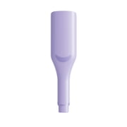 FSTDelivery 1.25 inch Curling Iron Hair Crimper Waver - Beach Waves Curling Wand, Ionic Deep Waver Hair Curler Tool with Ceramic 2 Barrel for Women, Dual Voltage, Anti-Scald, Easy to Use, Purple