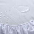 thumbnail image 3 of Sleepgram Protège-Matelas en Coton Respirant et Anti-Transpiration, Très Grand Lit, Blanc, 3 of 7
