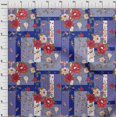 thumbnail image 4 of oneOone Rayon Maroon Fabric Asian Floral With Geometrical Texture Sewing Material Print Fabric By The Yard 56 Inch Wide, 4 of 4