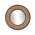 thumbnail image 1 of Sagebrook Home Miroir en Osier 28 Po, Brun, 1 of 3
