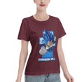 thumbnail image 2 of T-Shirt Basique à Manches Courtes pour Femmes Super Saiyan, 2 of 6