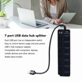 thumbnail image 3 of USB Hub, Efficient Expansion USB Extender Lightweight 7 Ports  for Mobile Devices, 3 of 7