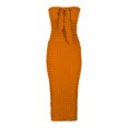 thumbnail image 3 of Birdeem Robe Mini Moulante Sans Manches à Col en V Confortable et Décontractée pour Femmes, 3 of 6
