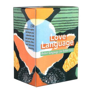 Love Language Jeu de jeu de cartes 150 Conversation Starter Questions pour les couples Connexions Partenaire Date Nuit Relations--HAPDEN