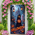thumbnail image 4 of Spooky Gothic Pumpkin Banner Haunted Halloween Ghost for Holiday Decoration Party Decor Indoor Event, 4 of 5